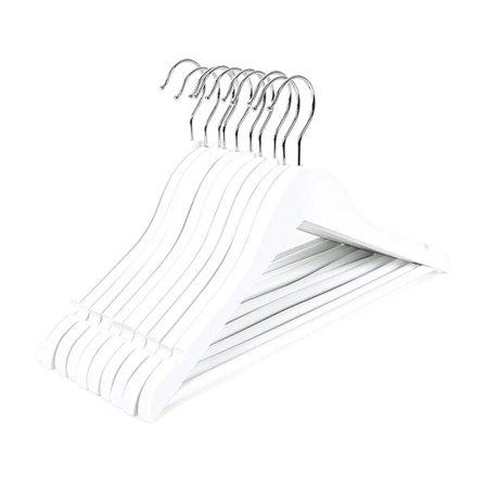 Barngalgar i trä 20-pack - Vit