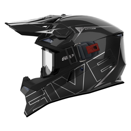 509 Latitude Ignite System Skoterhjälm Black Ops S