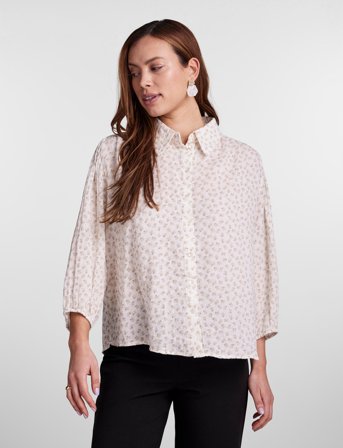 YAS Yasyolanda 3/4 Shirt S. - Cream - M