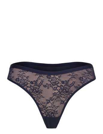 Hunkemöller Lea Lace String R - Navy - M
