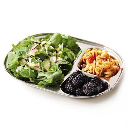 Ecolunchbox Large Ecolunchtray eating utensils Grey OneSize