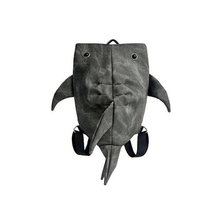 Hai-ryggsekk, Kreativ 3D-hai-ryggsekk for gutter, vanntett og slitesterk