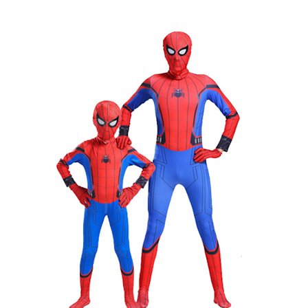Mub- Multiple 6Y 11Y PS Game Black Gold Kid Superhero Costumes Spiderman Far from Home Halloween Clothes Spider man Costume