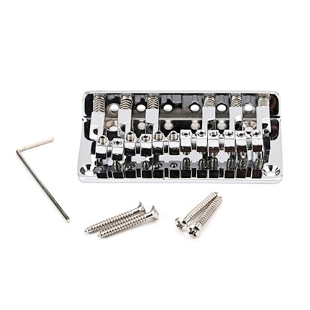 6-strängad Roller Saddle Elgitarr Stall Top Load Eller Strängar Genom Kroppen Fast Hardtail Elgitarr Stall