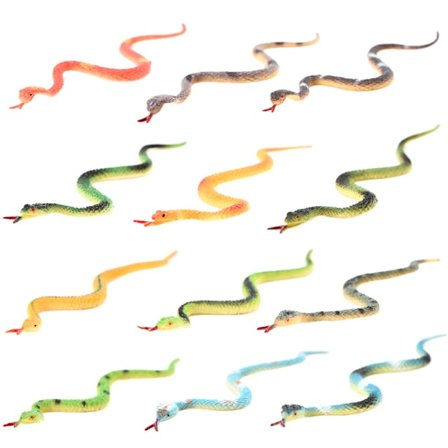 12 stk. insektleker for barn, tidlig læring, simulering av dyreleker - liten slange