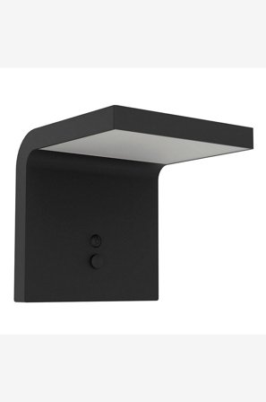 EGLO - Seinävalaisin ulkovalaistus Spiante Solar Powered With Sensor - Valkoinen - Aurinkokennovalaisimet - - Homeroom