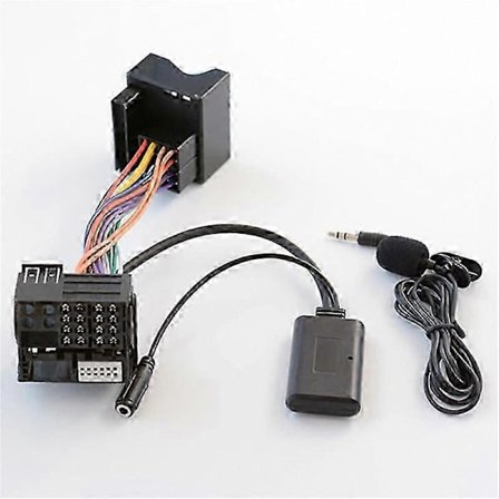 Bluetooth AUX Adapterkabel med MIC för Peugeot 307 308 407 RD4 Radio CD Bilstereo