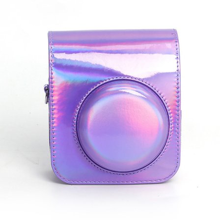 For Instax Mini 12 Kameraveske PU-deksel Veske Polaroi Lilla oensize