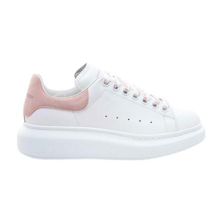 Alexander McQueen Oversized Lace-Up Sneakers Hvid, Dame, Størrelse: 36 EU