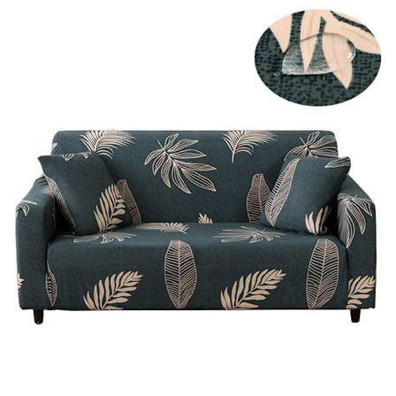 Sofaovertrekk 2 Seater 140-180cm Sofaovertrekk med Armlener Moderne Uni