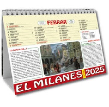 El Milanes 2025. Calendario da tavolo