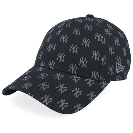 New Era - MLB Černá adjustable Kšiltovka - New York Yankees Womens Monogram 9FORTY Black Adjustable @ Hatstore