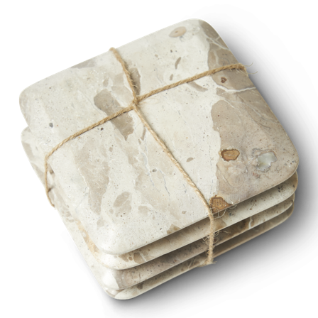 Jakobsdals Glassbrikker Marmor 4pk