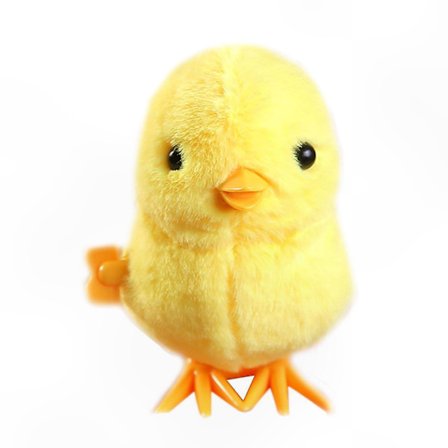 Optræksdyr legetøj til børn - Gående og hoppende kyllinge- og andefigurer til fester og gaver [HK]