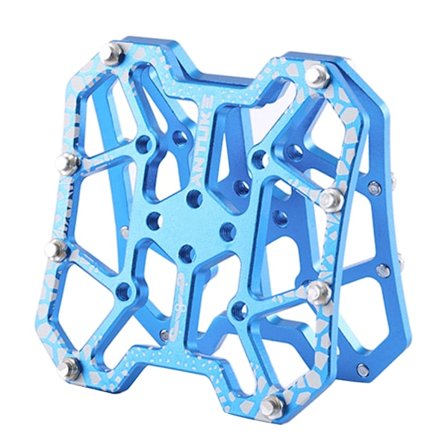 Sykkelpedaladapter i aluminiumslegering Universale sykler Klippløse pedaladaptere Klippløse pedaler Konverter til flate pedaler