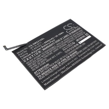 Batteri till Tablett för Samsung Galaxy Tab A9+ 5G 11, SM-X210, SM-X210NZAEXAR m.fl.