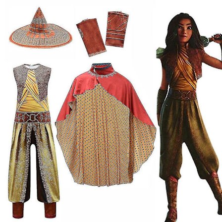 Raya Fancy Kids Gutterdrakt for Gutter