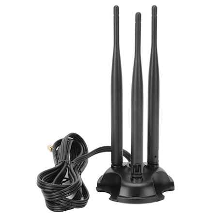RP-SMA-antenn Dubbelbands Wifi Trådlös Router Nätverksförlängningskabel 2.4G/5.8G 6dB