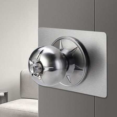 Oven loven vahvistuslevy, oven lukon korjauslevy, ruostumattomasta teräksestä valmistettu ovenkahvojen kiinnityslevy