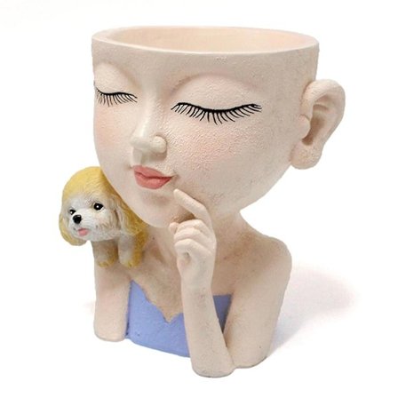 Söpöt kukkaruukukoristeet Värikäs kukkaruukku Luova mehikasvi kukkaruukku Parvekekoriste Tytöille