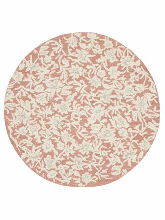 Decora Ø 150 Small Pink Round Wool Rug