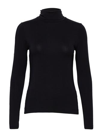 D2. Jersey Ls Turtleneck Langærmet T-shirt Blå GANT