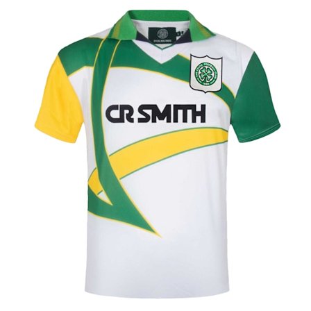 Celtic FC Herrar Bortatröja 1993/95 Retro T-Shirt XXL Vit