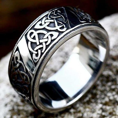 Ring - Norse Mythology - Celtic knot - Stainless steel - High quality