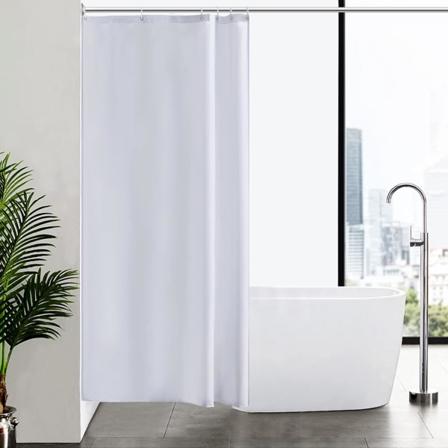 Duschdraperi Anti Mögel Resistent Vattentät Badrumsgardiner Mörkgrå Tvättbar Polyestertyg 100x200cm 39x78 Tum