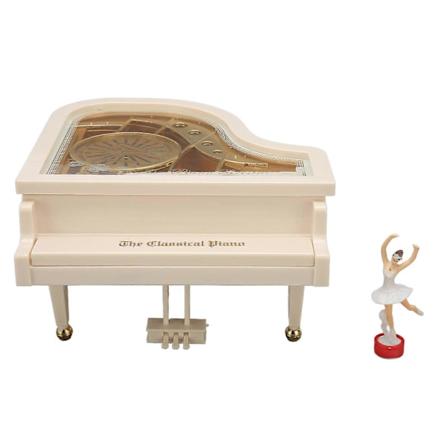 Pianomusikboks Mekanisk Klassisk Ballerina Balletpige Danser På Pianomusikboksen Til Kvinder Piger