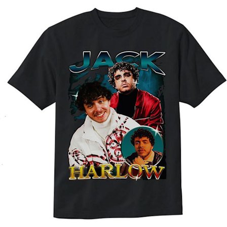 Hip Hop Rap Trap Rappere Sangere Streetwear Vintage Stil Harlow T-skjorter