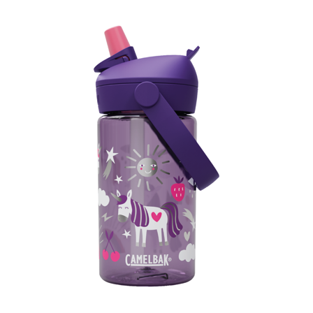 Camelbak Thrive Flip Straw Kids Drikkeflaske, Unicorn Party, 0,4 L