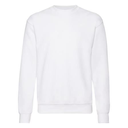 Fruit Of The Loom Herr Set-In Belcoro Garn Sweatshirt 4XL Vit White 4XL