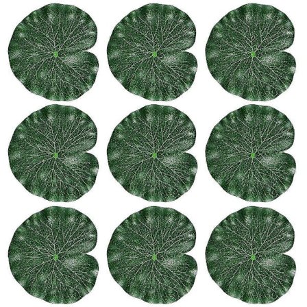 Konstgjorda blad Konstgjord lotus Vatten Dekorativt blad Akvarium Lotusblad Flytande lotusblad