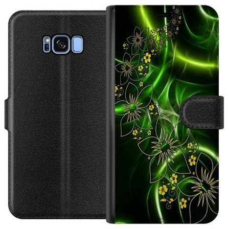 Yhteensopiva Lompakkokotelo Samsung Galaxy S8 Kukat
