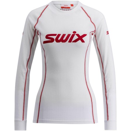 RaceX Classic Long Sleeve W Bright White / Swix Red
