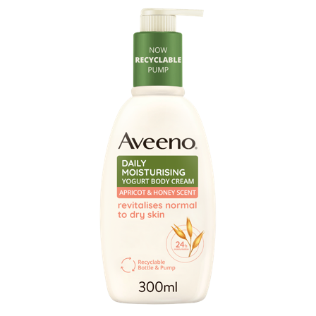 Aveeno Daily Moisturising Crema Corpo Yogurt Albicocca/Miele