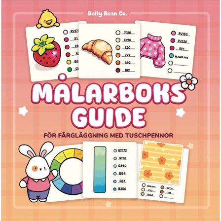 Målarboksguide : För färgläggning med tuschpennor (häftad)