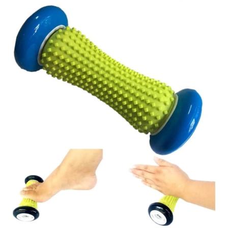 Rullande skumrulle-skumrulle fotmassageapparater, taggig fotmassageboll, muskelmassage och avslappning