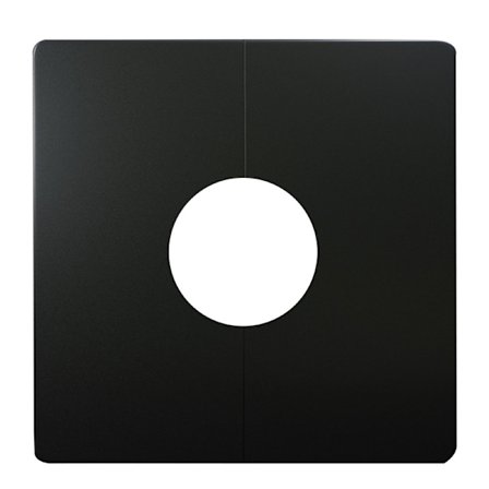 Delad fyrkantig täckbricka i plast, väggfläns för 12 mm/22 mm/32 mm rördiameter, hushållsbeslag