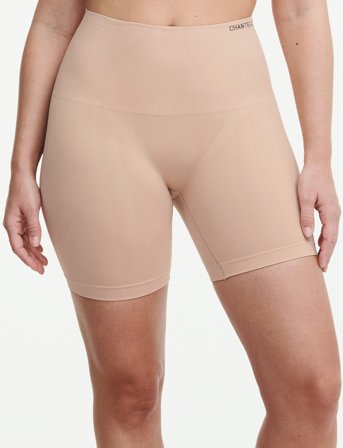 CHANTELLE Smooth Comfort Sculpting Biker Shorts - Cream - L