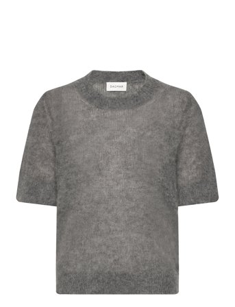 House Of Dagmar Brushed Alpaca Top - Grey - XS