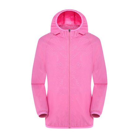 Erittäin kevyt sadetakki naisille, vedenpitävä, hengittävä, pyöräilysadetakki naisille, juoksutakki, erittäin kevyt L