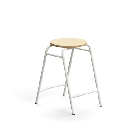 Jakkara ALTUS, K 590 mm, valkoinen/koivu