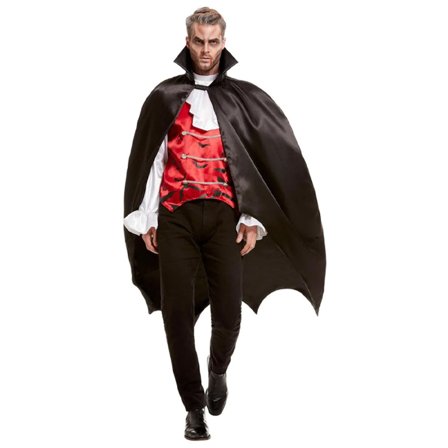 Vampyr Cape Svart - Partyninja.se