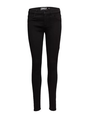Onlrain Life Reg Skinny Dnm Skinny Jeans Svart ONLY