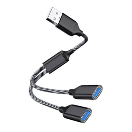 USB Splitter Kabel USB Hub Power Förlängningsadapter Kabel 28cm/11.02in