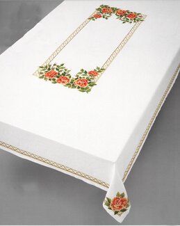 Iso pöytäliina Keltaiset ruusut-Oehlenschläger