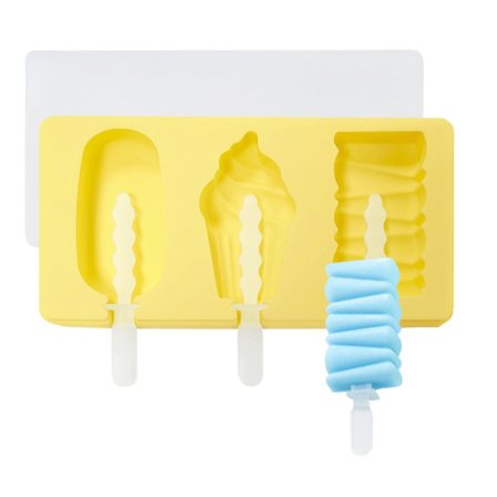 Jäätelömuotit silikonit Jäätelömuotit Kakkutikkumuotit tee-se-itse jäätelön valmistukseen Helposti irrotettavat jäätelömuotit