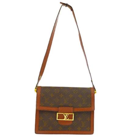 Louis Vuitton Vintage Pre-owned Canvas louis-vuitton-Tass , Bruin , Dames , Maat: ONE Size Vintage Tassen
